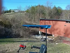 Steel Frame Roof for Mobility Scooter Blue 26 1/2 x 26 1/2